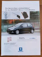 Prospekt Peugeot 206 Sportiv Paket " Limited Edition "  ca. 2001 Niedersachsen - Hildesheim Vorschau