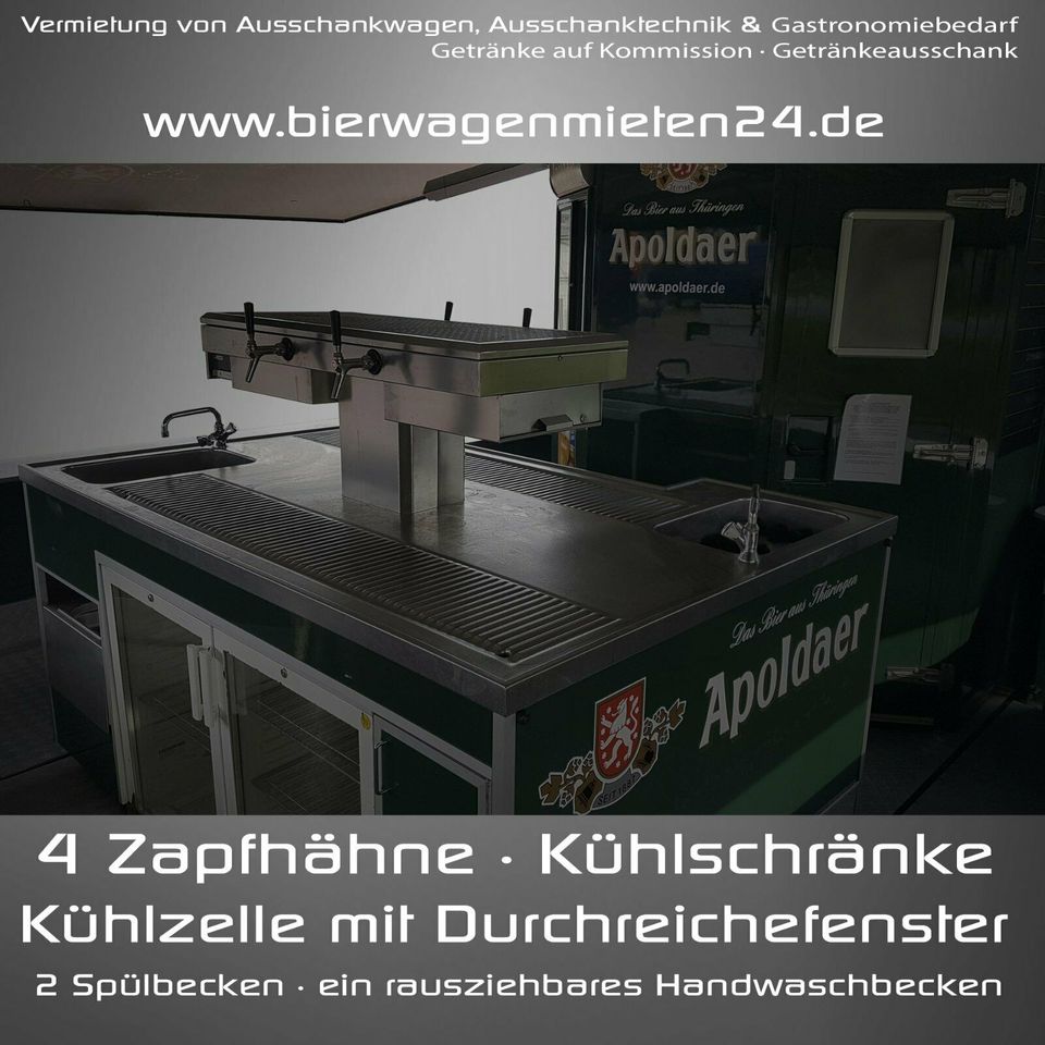 **Ausschankwagen, Bierwagen leihen, Getränkewagen zu vermieten** in Witterda