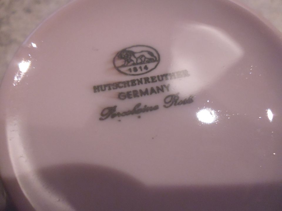 Hutschenreuther Geschirr 66-tlg. Porcelain Rosé, Rosen Kaffee in Uetersen