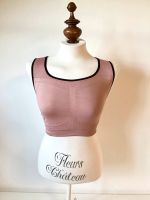 Sport Bustier rose schwarz BH Stretch Fitness Seamless XL Bayern - Ustersbach Vorschau