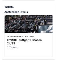 Verkaufe HYROX Mixed Double Ticket Stuttgart 2024 Baden-Württemberg - Bad Saulgau Vorschau