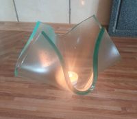 Taschentuchvase  Faltenvase  Kerzenvase, Taschentuchschale Glas Rheinland-Pfalz - Flammersfeld Vorschau