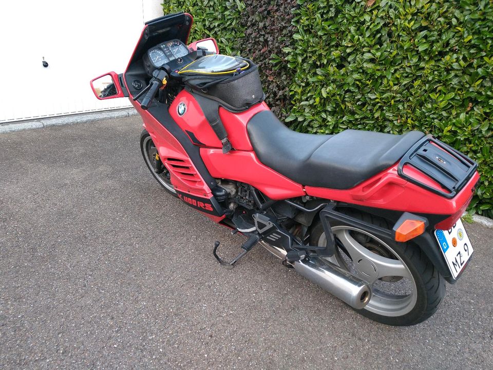 BMW K1100 RS rot, Koffer, TÜV 08/25 in Gärtringen