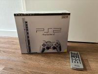 PlayStation 2 Satin Silver mit OVP und Fernbedienung Düsseldorf - Unterbach Vorschau