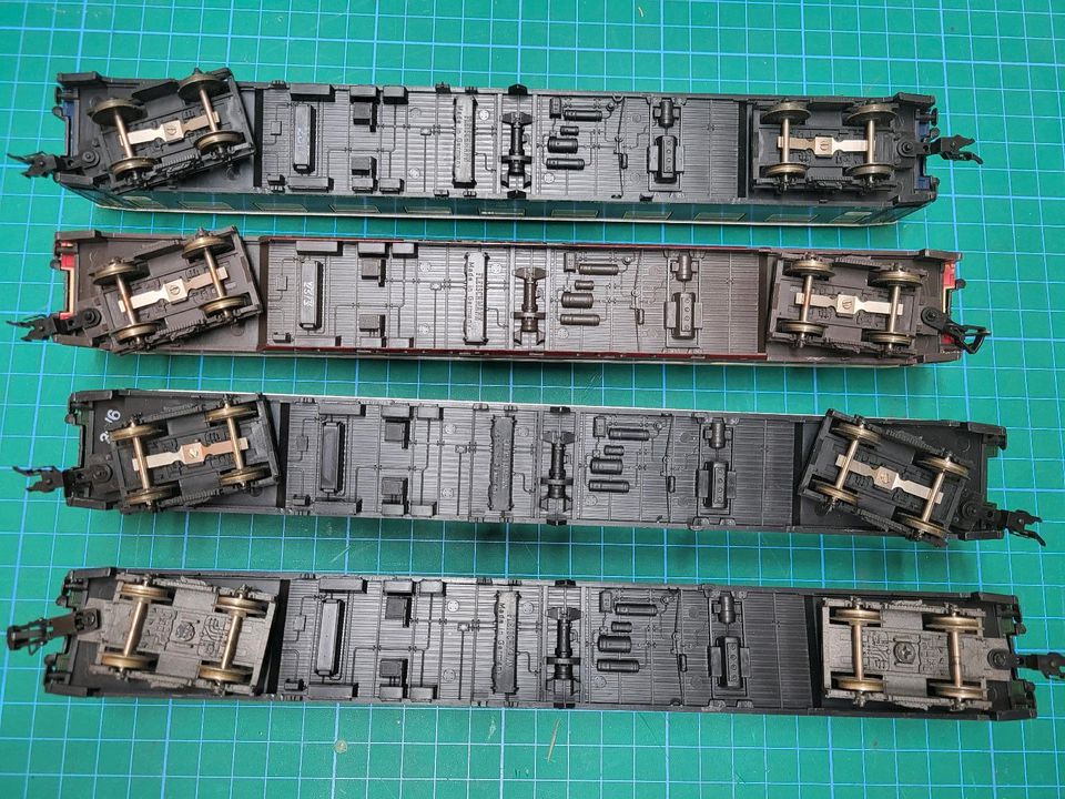 4 Waggons Fleischmann H0 in Ammerndorf