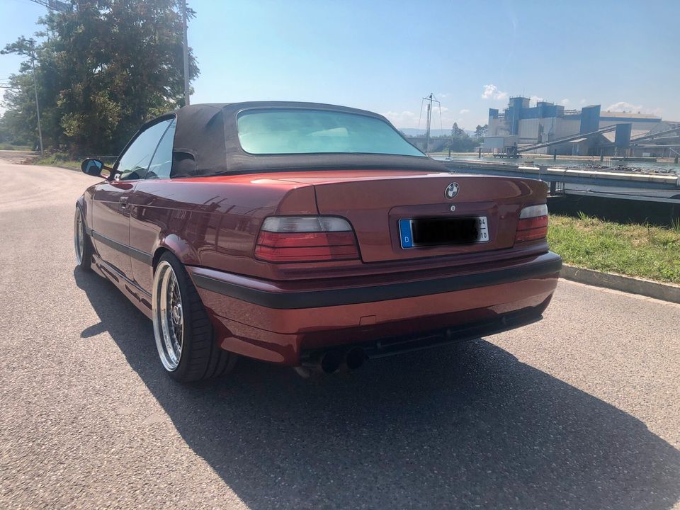 Bmw M3 Cabrio E36 in sienarot, (325 Umbau) in Lörrach