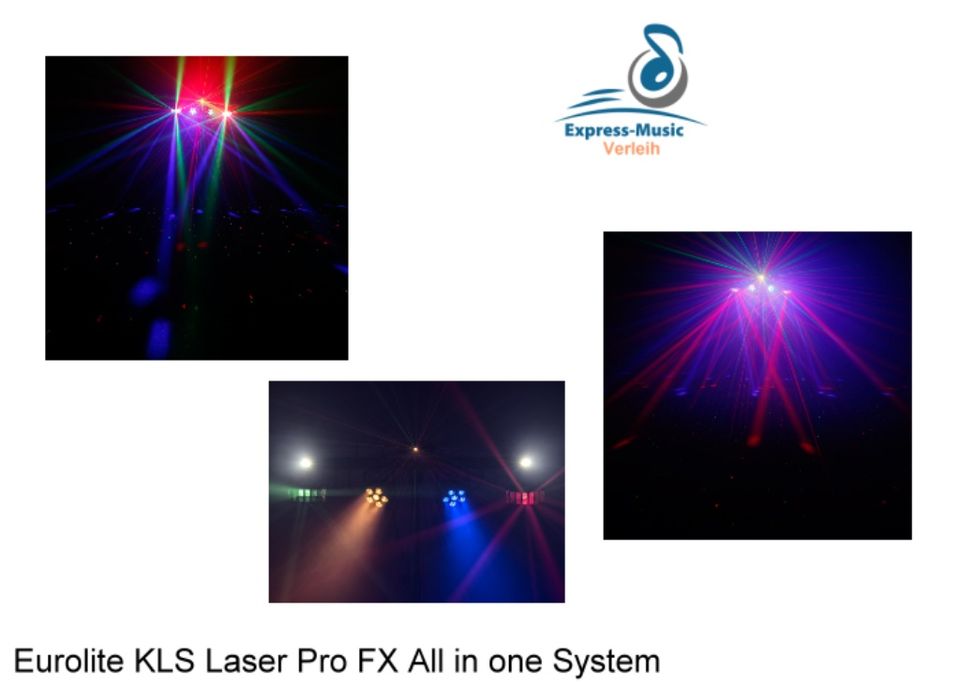 Led Laser Lichtanlage leihen in Hamm