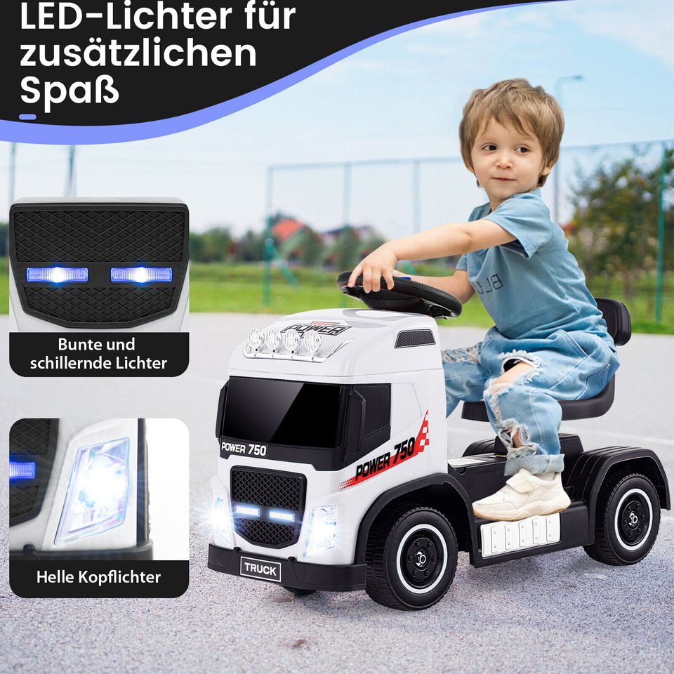 6V Kinder Elektroauto Kinderfahrzeug Kinderauto mit Hupe LKW in Weilburg