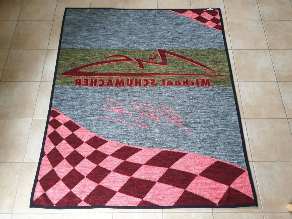 Kuscheldecke " Michael Schuhmacher" 1,50m x 1,80m in Obing