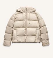 Winterjacke Zara, Ecru,Gr.M,Lederoptik,neuwertig Thüringen - Camburg Vorschau
