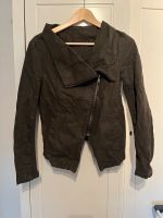 Asymmetrische Lederjacke oliv grün Gr. 34 Huchting - Grolland Vorschau