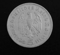 5-Reichsmark-Münze 1935, 900er-Silber. Hindenburg+Reichsadler Münster (Westfalen) - Mauritz Vorschau