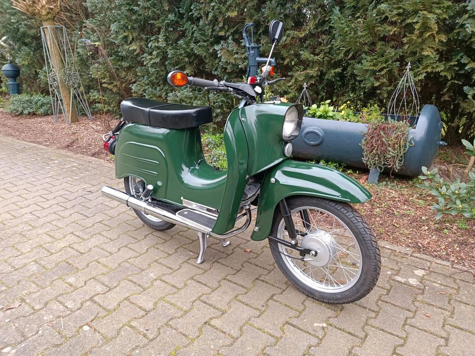 Simson Schwalbe KR 51/2 Neuaufbau 4 Gang E-Zündung in Papenburg