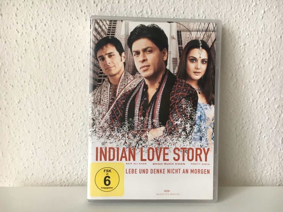 Indian Love Story Bollywood-Musical Shah Rukh Khan DVD Bauchtanz in Langweid am Lech