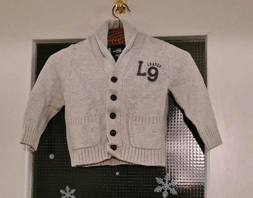 Kinder Jungen Strickjacke/ Wolljacke Größe 98 / 104 H&M L.O.G.G. in Siek