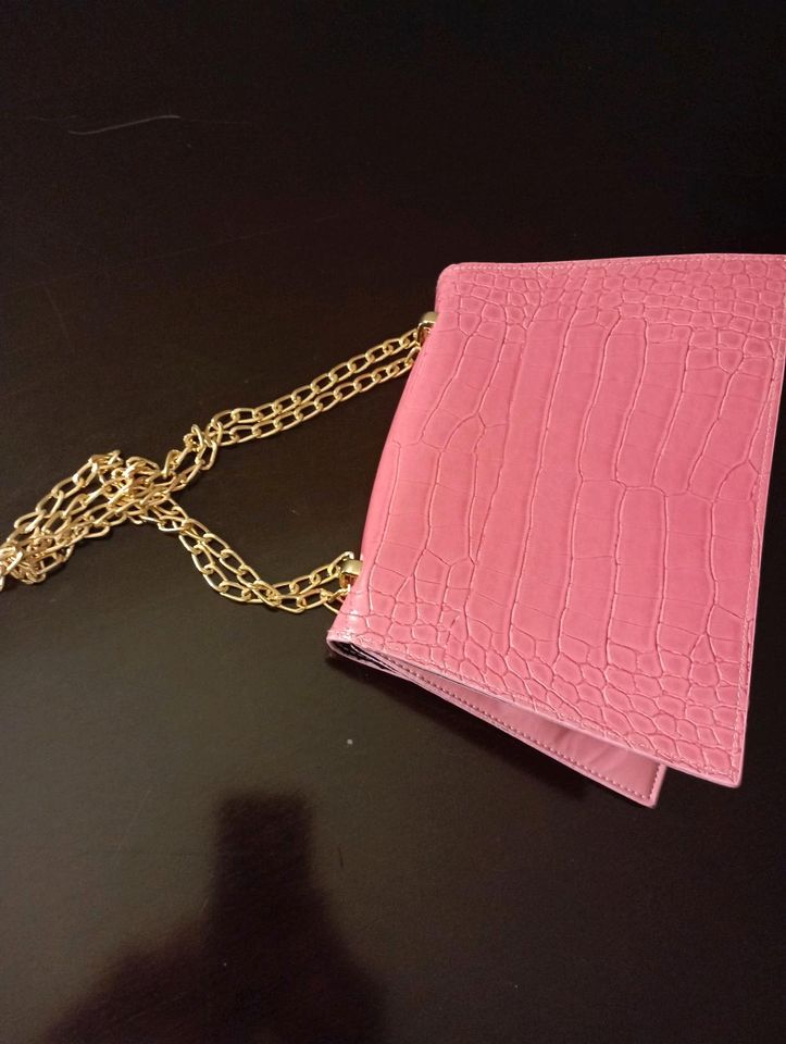 Handtasche pink- gold in Bielefeld