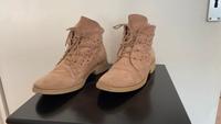 Ankle boot Schnürstiefelette Wildleder rosa 37 Frankfurt am Main - Sachsenhausen Vorschau