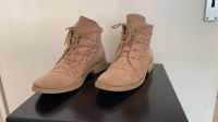 Ankle boot Schnürstiefelette Wildleder rosa 37 Frankfurt am Main - Sachsenhausen Vorschau