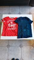 T-Shirts XS H&M fishbone blau rot, slim fit Nordrhein-Westfalen - Hünxe Vorschau