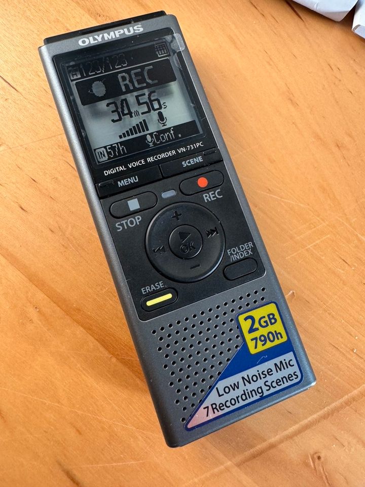 Olympus VN-731PC Diktiergerät Digital Voice Recorder ovp neu in Köln