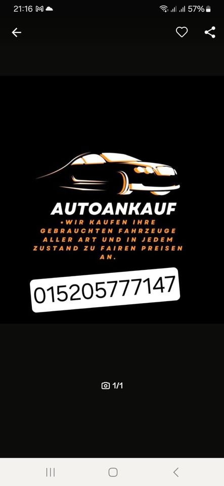 Autoankauf alle Art Deutschland weit in Bielefeld