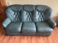 Ledersofa 2er 3er und Sessel guter Zustand Edel Sachsen - Marienberg Vorschau