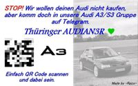 Audi A3 /S3 Gruppe auf Telegram Thüringen - Altenburg Vorschau