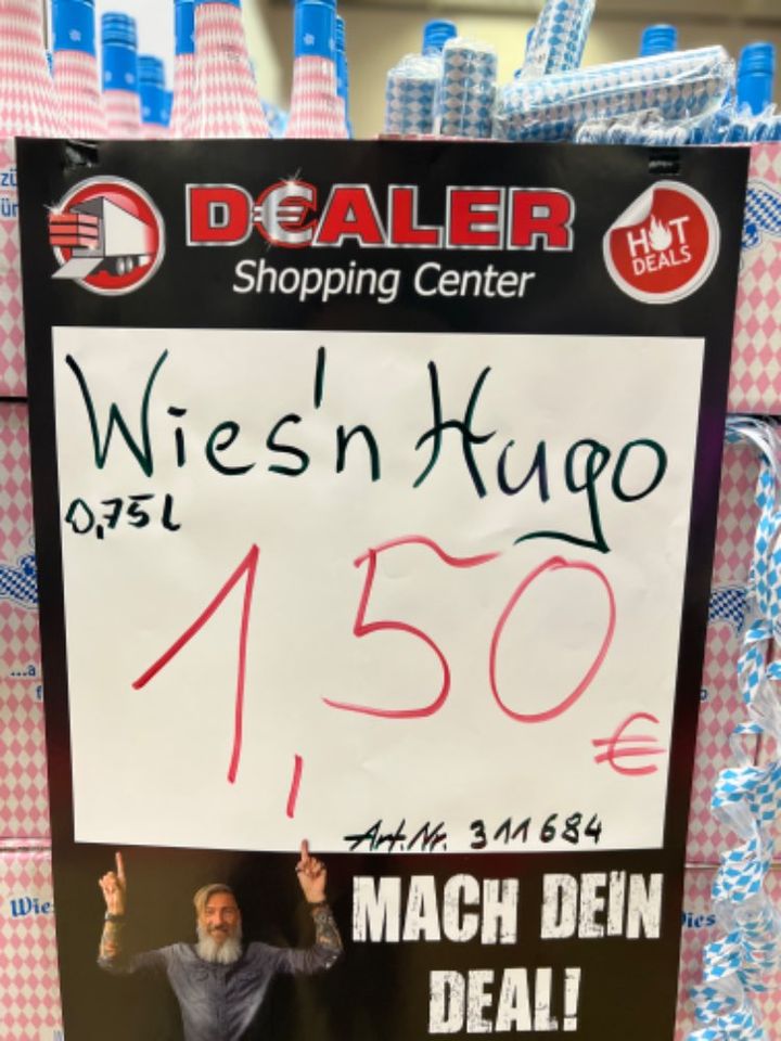 Wies'n Hugo 0,75liter / Hugo für 1,50€ in Zeitz