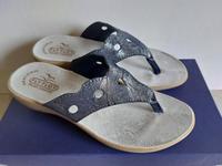 Schuhe, Damen, Sandale, Zehenschuhe, Blau, Fly Flot, Größe 36 Bayern - Gersthofen Vorschau