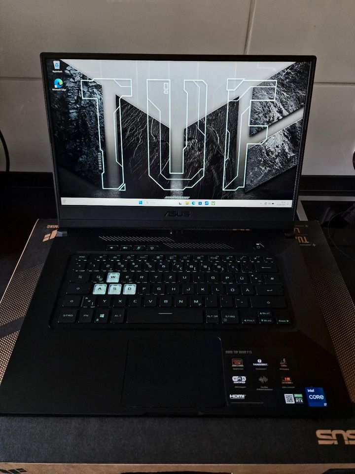 ASUS TUF GAMING F15, 16GB Ram 3200 MHz, RTX 3070, intel i7 in Wuppertal