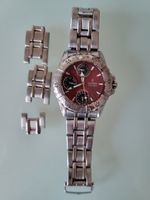 FESTINA Uhr, Ziffernblatt bordeaux, Metallarmband Nordrhein-Westfalen - Kerpen Vorschau