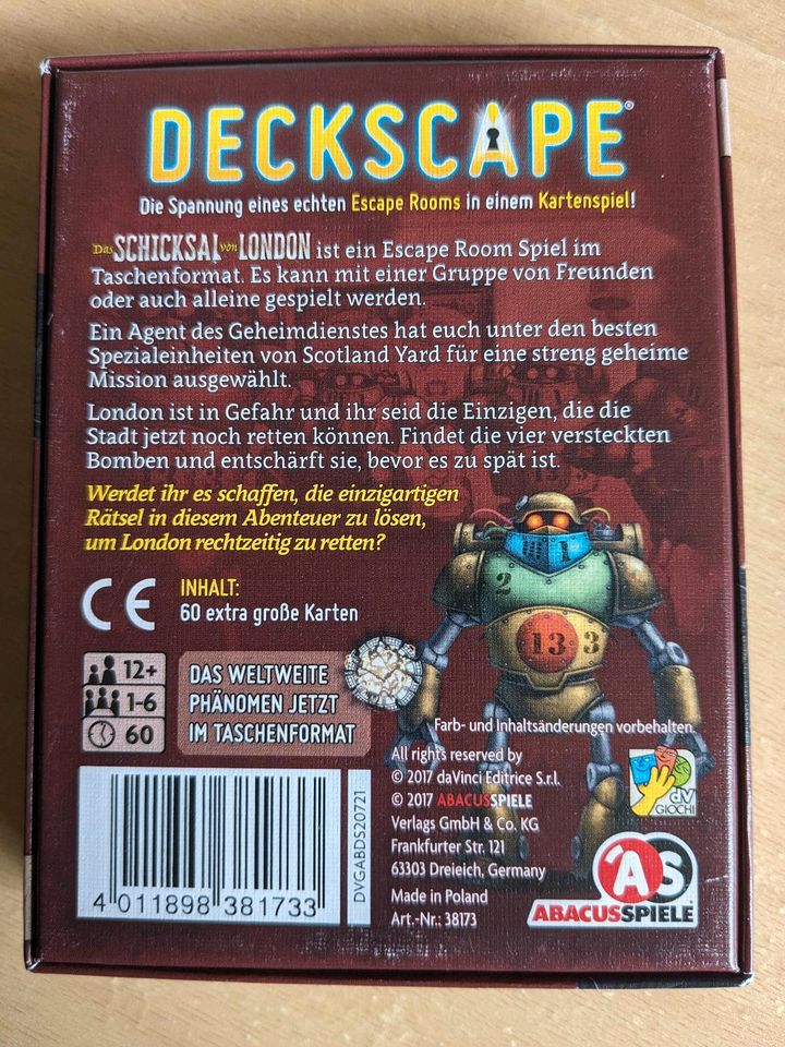 Deckscape: Das Schicksal von London (Exit/ Escape Game) in Freiburg im Breisgau