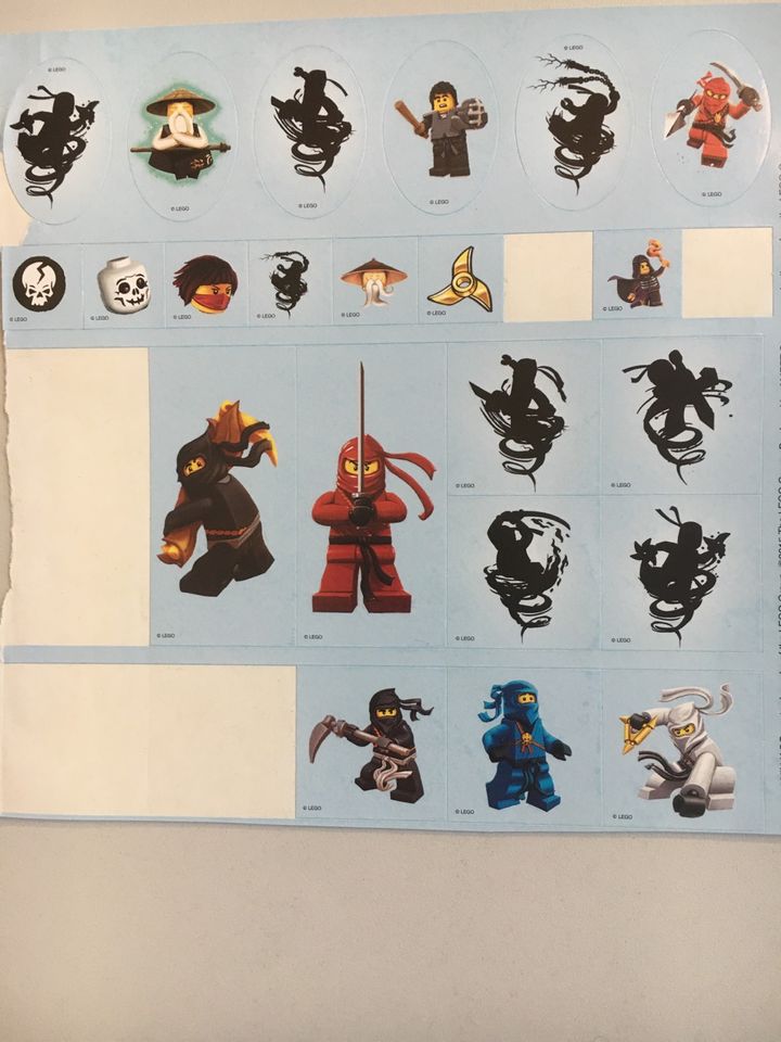 Ninjago Aufkleber Sticker in Ilmenau