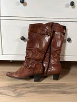 Stiefel echtes Leder Braun Größe 39 Leipzig - Paunsdorf Vorschau