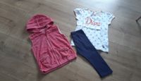 Sanetta * Esprit * Gr. 128 Shirt, Caprileggings Frottee Weste Sachsen - Naundorf bei Oschatz Vorschau