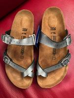 Birkenstock Mayari Sandale,Icy Metallic Anthracite,38,schmal,neu Niedersachsen - Nörten-Hardenberg Vorschau
