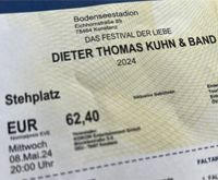Konstanz 08.05.24 Dieter Thomas Kuhn Baden-Württemberg - Süßen Vorschau