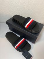 Tommy Hilfiger Pantolette flach - schwarz, Haus- und Badeschuhe Rheinland-Pfalz - Mainz Vorschau