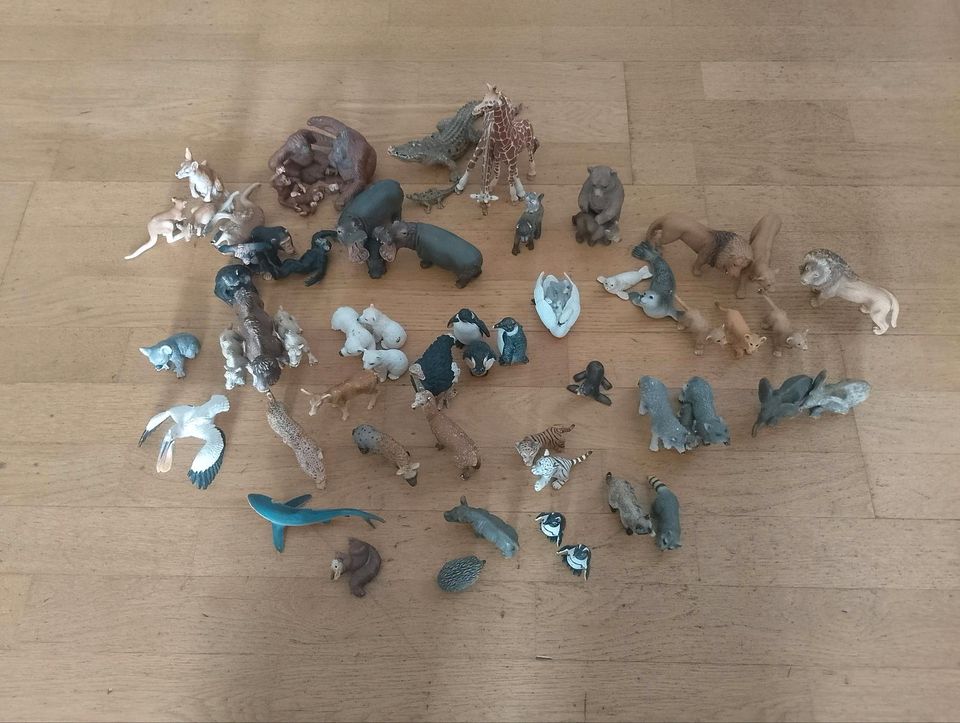 Schleich Tierwelt Tierfamilien und einzelne Tiere in Bruckmühl