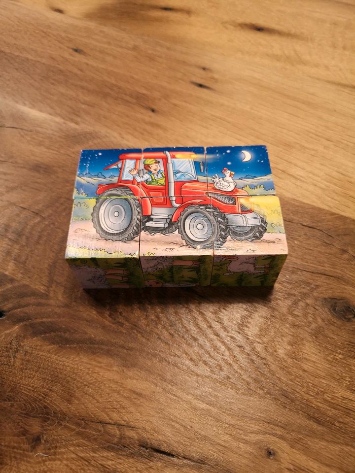 Würfel Puzzle, 6 Teile, 6 puzzles in einem, für die Kleinsten in Nordkirchen