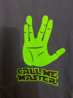 Shirt Gr. XL Spaß Spruch „Call me Master“ Nordrhein-Westfalen - Reichshof Vorschau