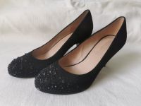 Pumps schwarz High Heels Glitzer 38 Graceland Thüringen - Hermsdorf Vorschau