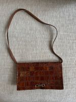 Vintage Leder Handtasche braun Clutch Ludwigsvorstadt-Isarvorstadt - Isarvorstadt Vorschau