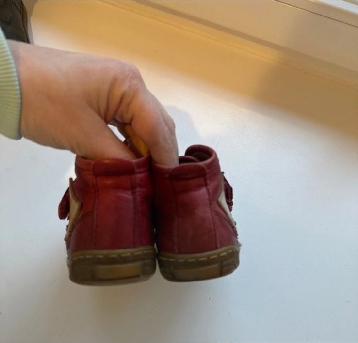 Bisgaard Leder Schuhe 28 klettverschluss in Damme