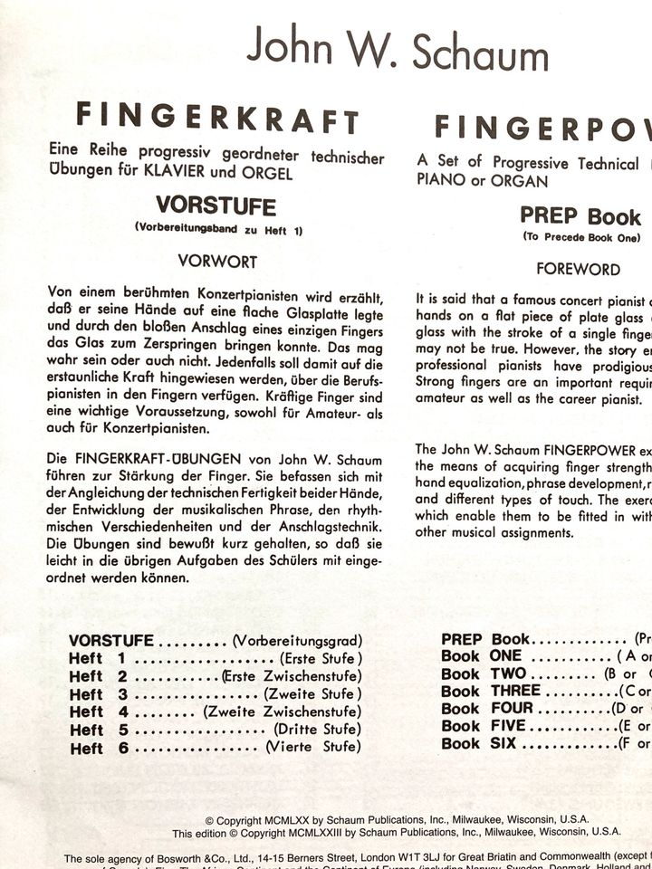 Fingerkraft John W.Kraft+neues Pop for Beginners 2 H.Heimanns Pop in Ditzingen