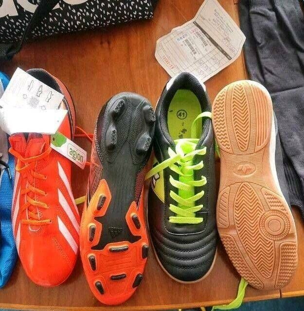 Fußballset + Bild1 + Bild2 + u.a. Adidas + Einzelverkauf möglich in Eberbach