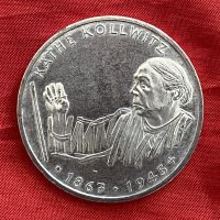 Münze BRD 10 DM 1992 G -Käthe Kollwitz- 625er Silber Gedenkmünze Bayern - Wassertrüdingen Vorschau