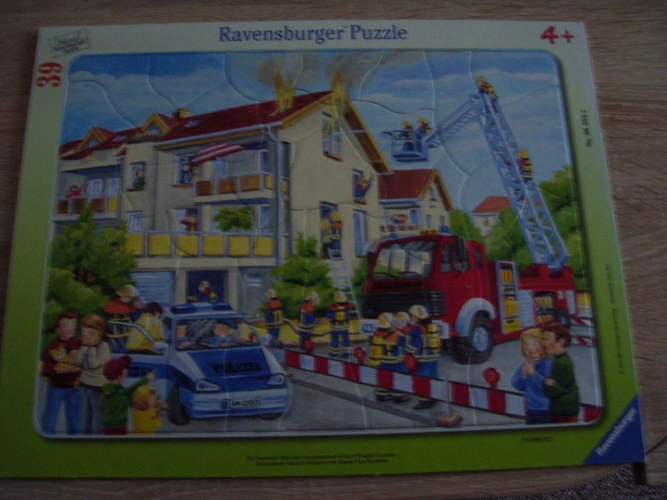 Ravensburger Puzzle 39 Teile Feuerwehr,Kinder Puzzle 39 Teile in Berlin