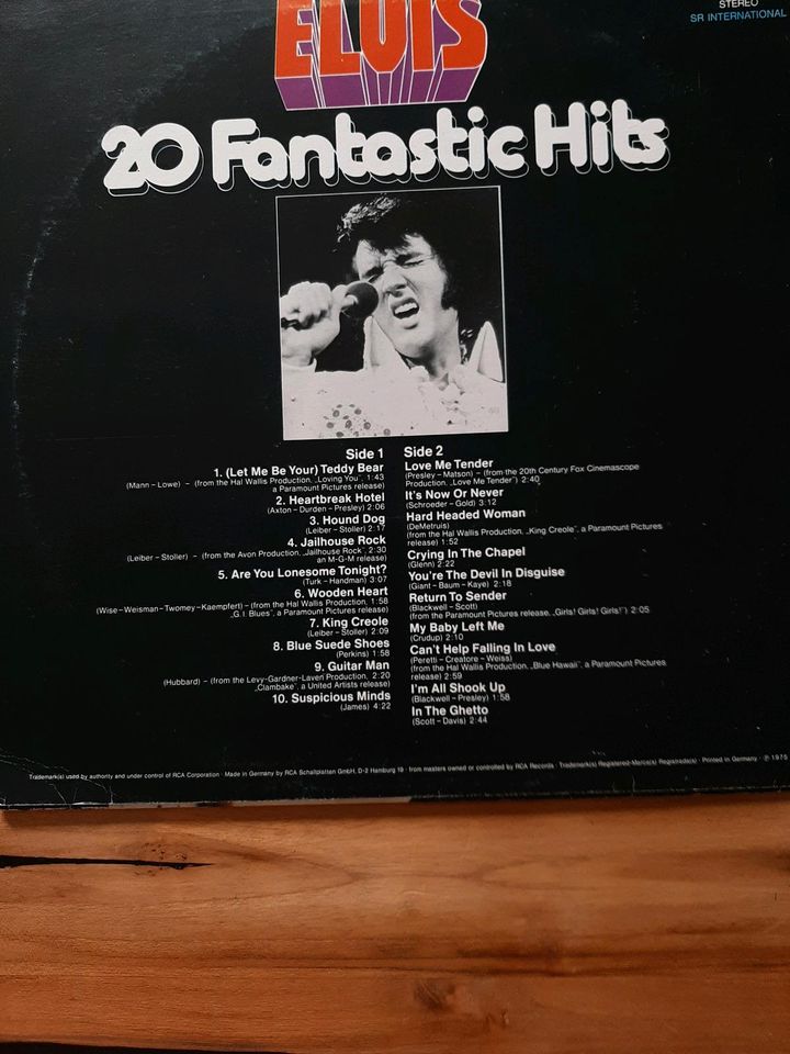 Elvis Presley Schalplattel LP Musik Legende in Duderstadt