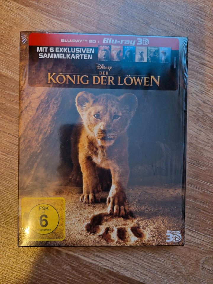 Disney Der König der Löwen 3D Blu-ray Pappschuber Sammelkarten in Koblenz